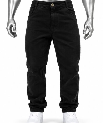 Calça Básica Jeans Preta