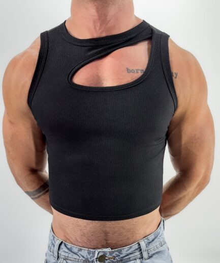 Regata Cropped Canelada Gota