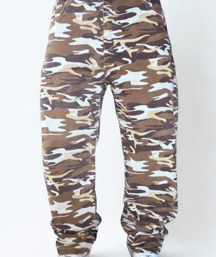 Calça Camuflada Jeans