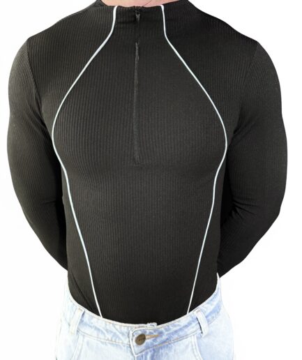 Body Gola Zíper P&B