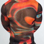 Blusa A Tule Estampada